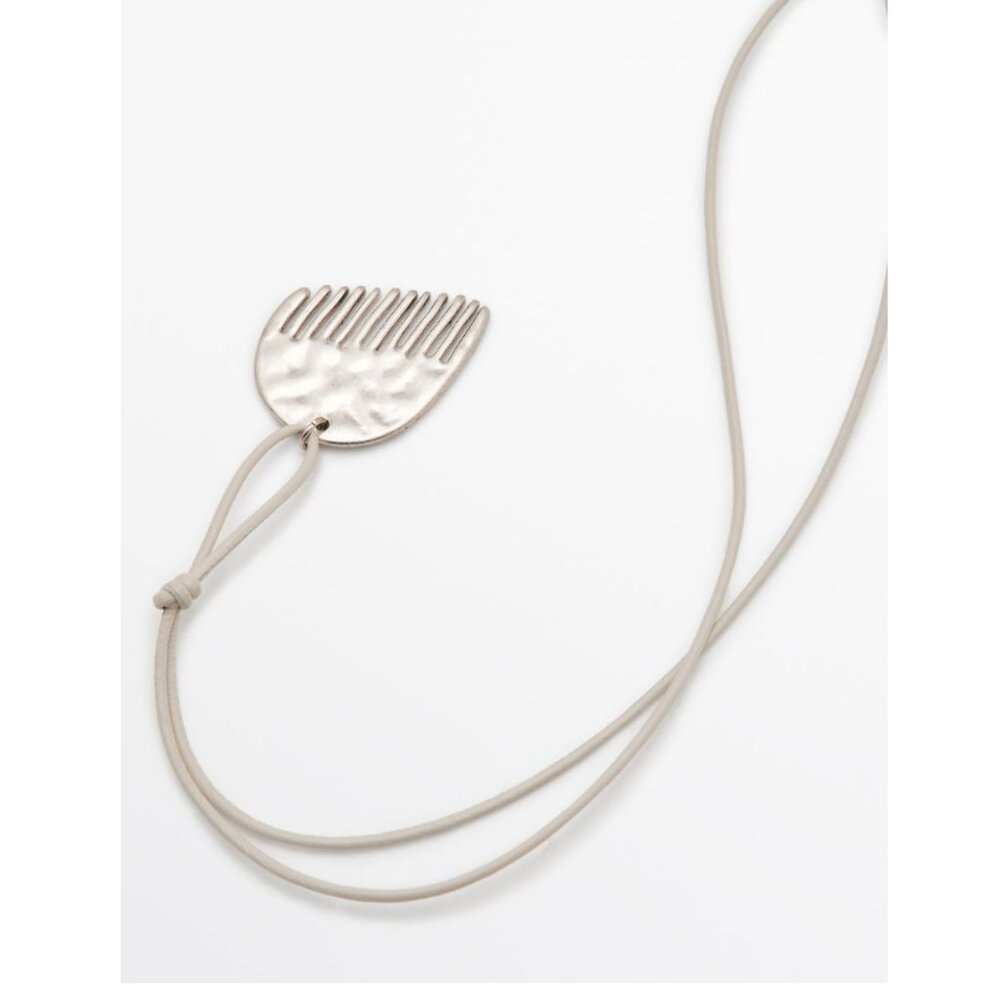 Massimo Dutti Silver Comb Necklace - Impossible to Find!